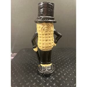 Mr Peanut cast Iron Coin Bank